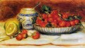strawberries still life Pierre Auguste Renoir